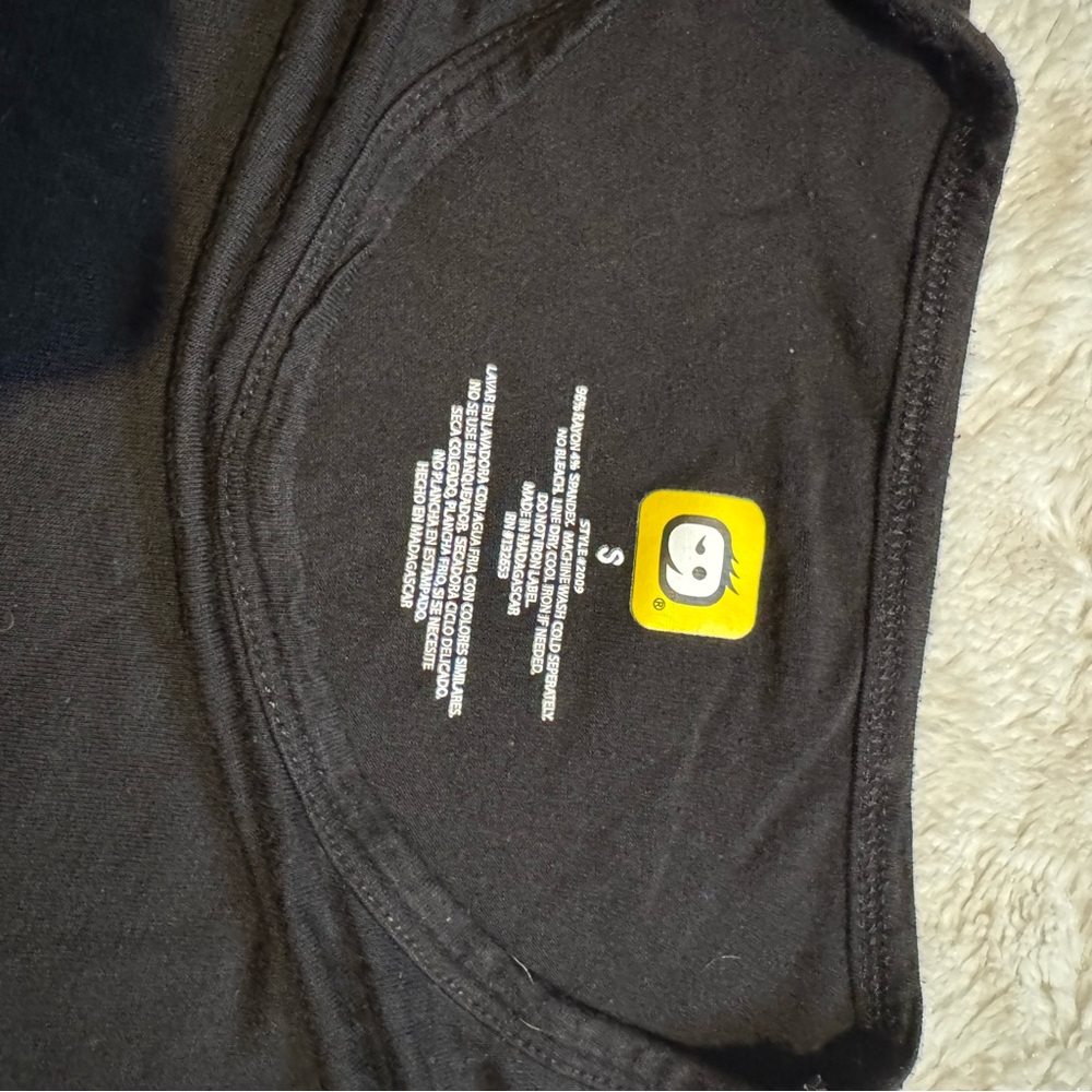 WonderWink Black Long Sleeve Shirt Underscrub - Picture 3 of 6